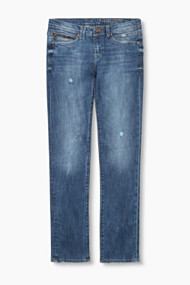 Esprit Destroyed 5-pocket-stretchjeans Blue Medium Washed for Women