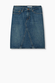 Esprit Denim rok van 100% katoen Blue Dark Washed for Women