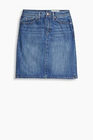 Esprit Denim rok van 100% katoen Blue Medium Washed for Women