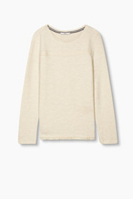 Esprit Zacht sweatshirt met kwastjes Off White for Women