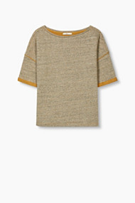 Esprit Boxy sweatshirt, 100% katoen Amber Yellow for Women
