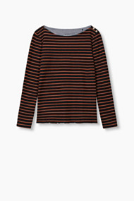 Esprit Longsleeve van doubleface-jersey Navy for Women