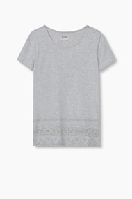 Esprit T-shirt met ikatprint Medium Grey for Women