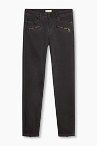 Esprit Korte stretchjeans met shaping effect Black for Women