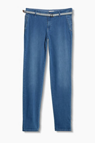 Esprit Lichte chino van stretchy denim Blue Medium Washed for Women