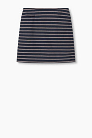 Esprit Rok met structuurstrepen, 100% katoen Navy for Women