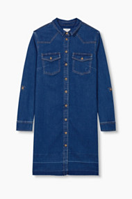Esprit Jurk van stevig denim Blue Medium Washed for Women