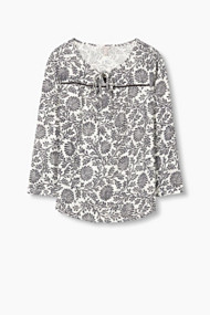 Esprit Tuniek met bloemenprint, 100% katoen Off White for Women