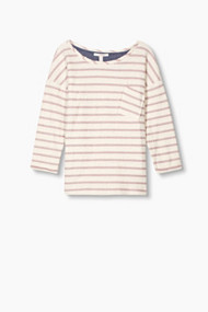 Esprit Sweatshirt met lusstructuur, katoenmix Dark Old Pink for Women