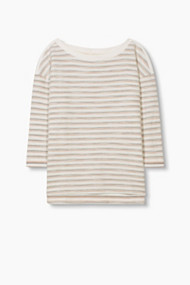 Esprit Licht sweatshirt met strepen, katoenmix Cinnamon for Women