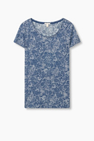 Esprit T-shirt met paisleyprint, 100% katoen Ink for Women