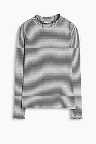 Esprit Vrouwelijke longsleeve met turtleneck Off White for Women
