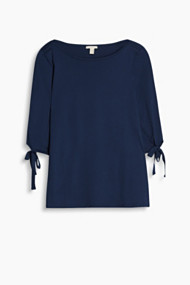 Esprit Vrouwelijk shirt van een katoenmix Navy for Women