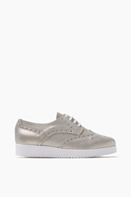 Esprit Veterschoenen van metallic leer Gold for Women