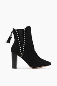 Esprit Booties van zacht suède Black for Women