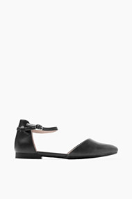Esprit Imitatieleren sandalen met spitse neus Black for Women