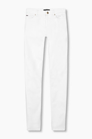 Esprit Coated stretchjeans met 5 zakken White for Women