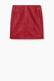 Esprit Rok van fluweelzacht imitatiebuffelleer Garnet Red for Women