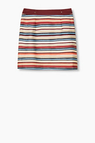 Esprit Veelkleurige minirok van stretch-katoen Garnet Red for Women