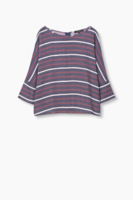 Esprit Soepele boxy blouse Navy for Women