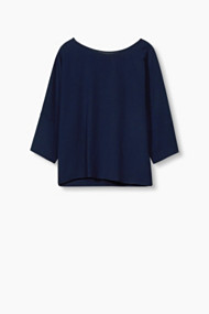 Esprit Soepele boxy blouse Navy for Women