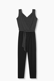 Esprit Stijlvolle jumpsuit van stretch-jersey Black for Women