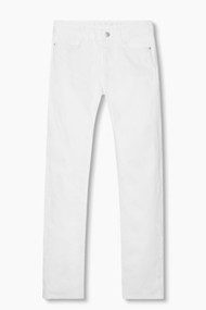 Esprit Broek van nature denim, 100% katoen White for Women