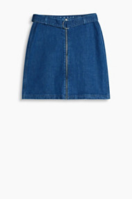 Esprit Denim rok in A-lijn, 100% katoen Blue Rinse for Women