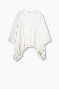 Esprit Jersey poncho met sierrand Off White for Women