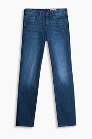 Esprit 5-pocket-jeans van een katoenmix Blue Dark Washed for Women