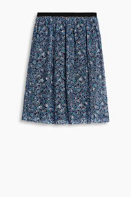Esprit Kanten rok met print all-over Navy for Women