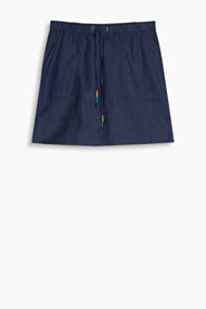 Esprit Soepele rok met zakken Navy for Women