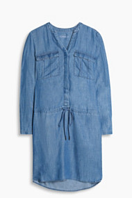 Esprit Soepele jurk met denimlook Blue Medium Washed for Women