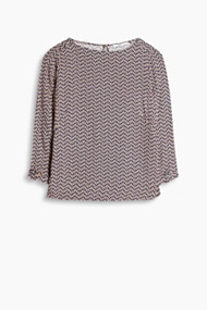 Esprit Soepele blouse met print all-over Blue for Women