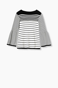 Esprit Trui met trompetmouwen Off White for Women