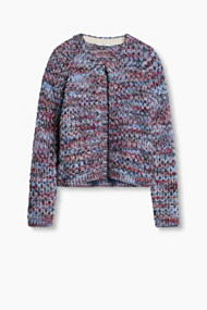Esprit Open vest met structuur Navy for Women