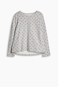 Esprit Sweatshirt met print all-over Light Grey for Women