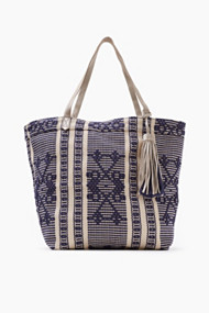 Esprit Tweezijdige shopper van katoen-canvas Navy for Women