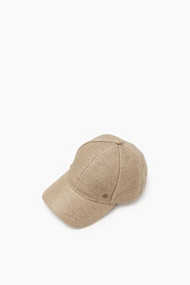 Esprit Baseballpet van een authentieke linnenmix Beige for Women