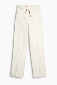 Esprit Wijde broek van een katoen-linnenmix Cream Beige for Women