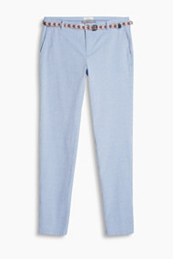 Esprit Seersuckerbroek van stretchy katoen Light Blue for Women