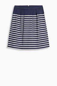 Esprit Lichte satijnen rok, katoen-stretch Navy for Women