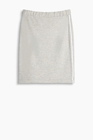 Esprit Kokerrok van gemêleerde jersey Light Grey for Women