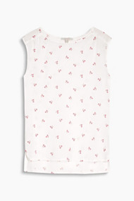 Esprit Fijne blouseachtige top met print New Off White for Women