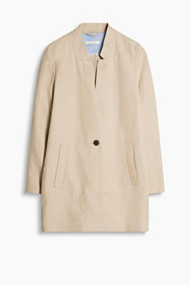 Esprit Casual mantel, mix van linnen/katoen Beige for Women
