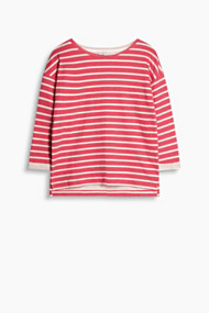 Esprit Double face sweatshirt van 100% katoen Berry Red for Women