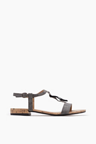 Esprit Sandalen met een zool met kurklook Black for Women