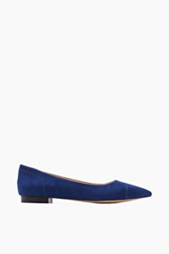 Esprit Eleganter ballerina`s met spitse neus Navy for Women