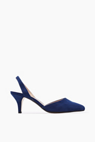 Esprit Slingback pumps in suède look Navy for Women