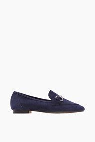 Esprit Klassieke loafers van suède Navy for Women